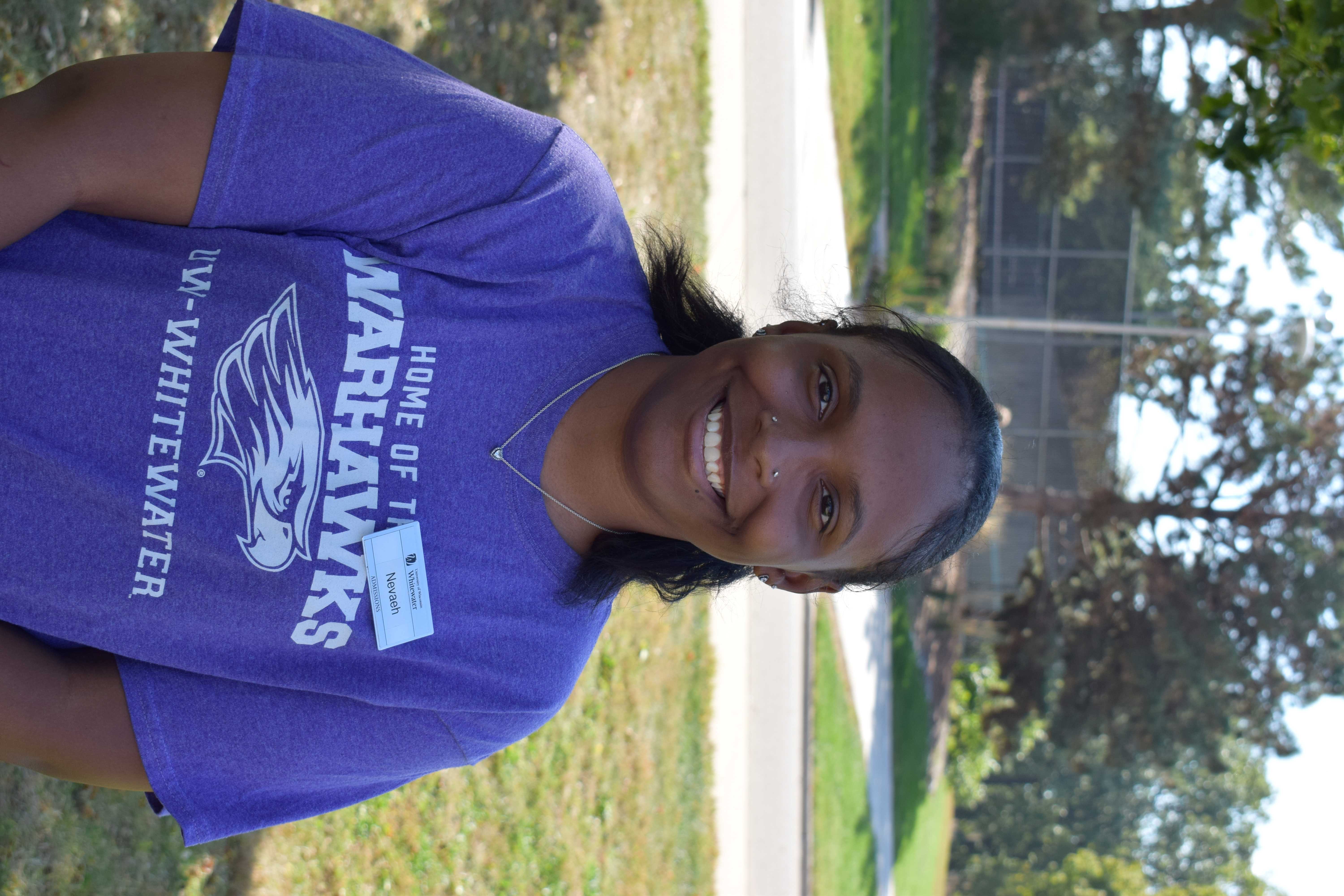 A headshot of Nevaeh